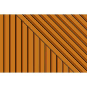 Diagonal Wood Panel Pattern - Warm Angled Boards Creating a Simple Geometric Surface with Clean Minimal Striped Design vector