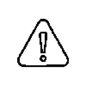 Attention sign showing warning concept or caution danger beware notification alert and risk idea design vector