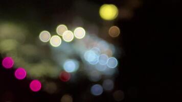 polícia luzes dentro borrão, acidente com polícia, borrado quadro, Armação com uma polícia carro. polícia patrulha carro com piscando especial sinal video