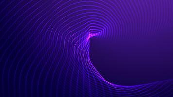 abstrakt digital Vinka bakgrund. ultramarin vågor Plats. lutning bakgrund. cyber hav yta rader med ljus reflektioner blå bakgrund. looping video