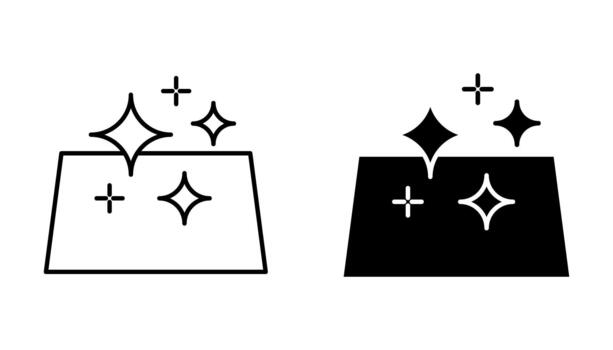 clean surface Icon set .Symbol isolated .white background. illustration. color editable. vector