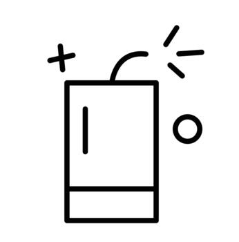 A simple line drawing of a beverage container with a straw and bubbles. vector