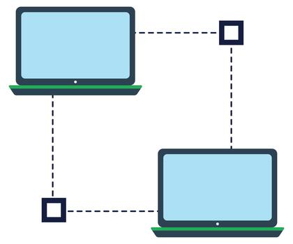 computadora red icono aislado en blanco antecedentes. vector
