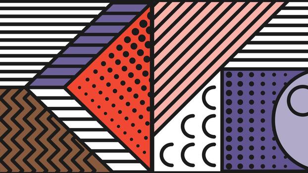 Geometric Abstract Pattern Design vector