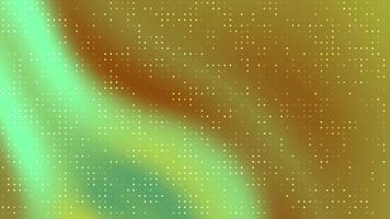 abstrakt bakgrund, abstrakt grön och gul bakgrund med rör på sig prickar och mjuk lutning för modern design, royalty fri stock. video