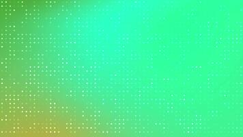 abstrakt bakgrund, abstrakt grön bakgrund med vit prickar formning en digital data ström animation, stock royalty fri . video