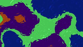 Abstract background, Abstract liquid animation with moving colorful shapes and a mesmerizing fluid motion effect, Stock royalty free . video