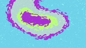 fundo abstrato, abstrato líquido arte fundo com vibrante cores fluindo dentro uma dinâmico desatado laço, estoque realeza livre . video