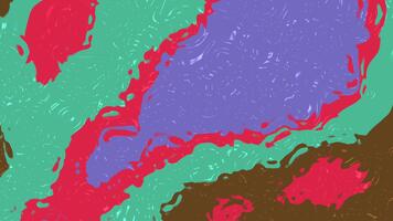 abstrakt bakgrund, abstrakt rör på sig flytande färger bakgrund animering med vibrerande vätska texturer och mönster, stock kungligheter. video