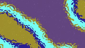 abstracts flytande vatten c, abstrakt strömmande rörelse grafik animering med vibrerande färger och en texturerad effekt bakgrund, royalty fri stock. video