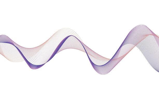 Colorful Flowing Abstract Gradient Wave Background vector