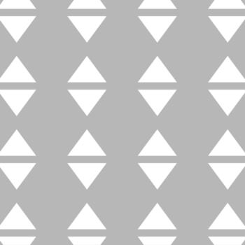 sencillo geométrico modelo con blanco triangulos en gris vector