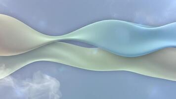 elegante fluente pastello onde creare un' sereno e moderno fondale per creativo progetti con un' gentile, calmante astratto estetico movimento video