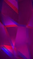 Bright vibrant neon colored low poly shapes background animation. Shiny polygonal triangle shapes in gentle motion. Full HD and looping vertical animation. video