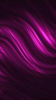 eleganta skinande rosa Färg lutning bakgrund animation. slät strömmande böjd rader yta textur. full hd och looping rörelse bakgrund. video