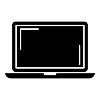 Laptop icon . Computer illustration sign. device symbol. pc logo. Design for web and app. vector