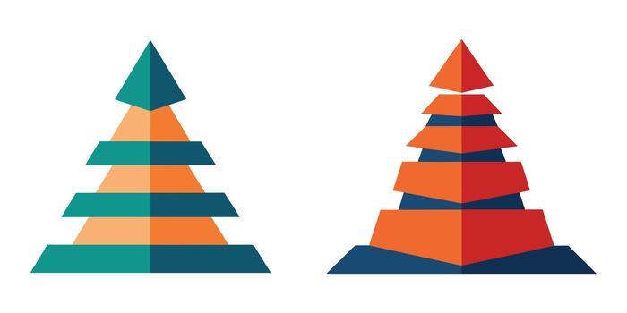 naranja y negro semicírculo líneas, resumen diseño elemento vector