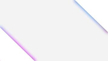 Colorful slides on white Screen. Box style talk sign symbol with white screen template for explanation . video