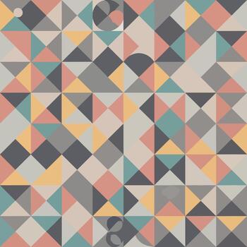 un vistoso geométrico modelo con un número en eso vector