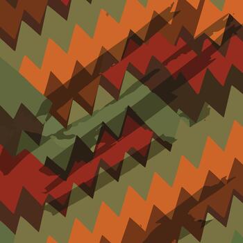 A colorful pattern with a zigzag pattern vector