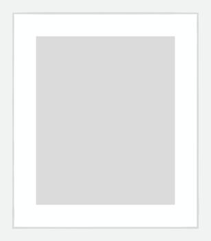 Simple Minimalist Square Frame Mockup with White Border for Presentation vector