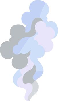 Abstract Gradient Smoke Illustration Shape Design Element Graphic Effect vector