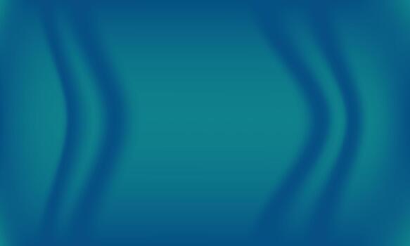 Smooth Abstract Background with Teal and Cyan Gradient and Subtle Vertical Curve Drapery Effect vector