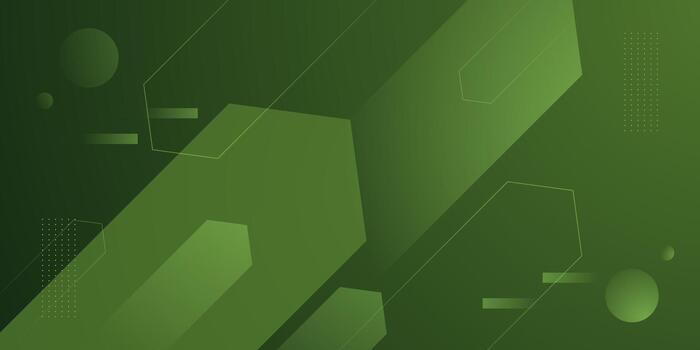 Abstract green background with overlap arrow shapes element pattern design. Simple elegant banner background concept. vector