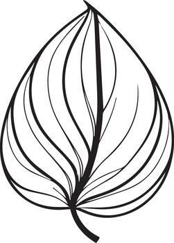 el gráfico caracteristicas un forma parecido a un planta hoja con puntiagudo consejos y curvo bordes vector