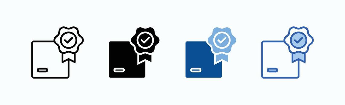 Seal icon sheet multiple style vector