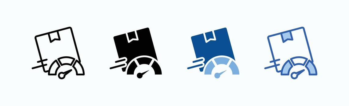 Fast icon sheet multiple style vector