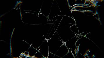 design av framtidsinrikta kromtyp trogen y2k looping design element bakgrund video