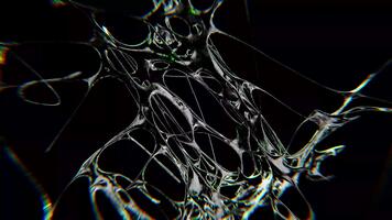 bäst design av skarpt kromtyp trogen y2k looping design element bakgrund video