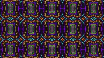 A colorful abstract pattern with a black background video