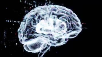 Artificial Intelligence Brain Animation video