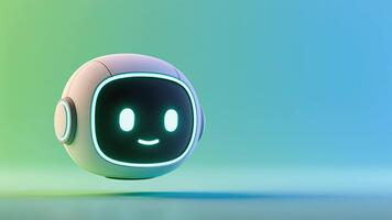 Cute 3D Robot Assistant Loop Animation video