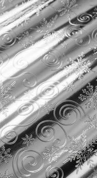 Abstract monochrome pattern of concentric circles and diagonal lines creating a textured futuristic and dynamic visual effect photo