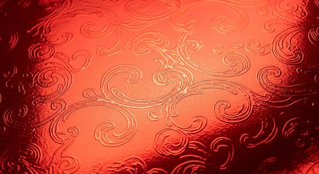 A red background with a pattern on it photo
