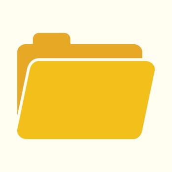 Folder smart trendy good amazing design useful Illustration colorful background vector