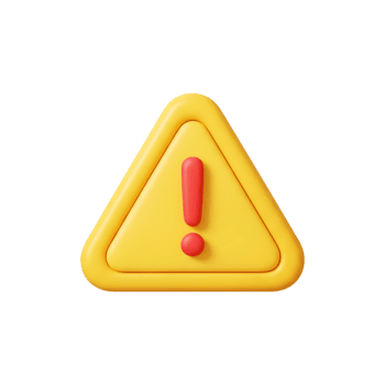 3d giallo avvertimento triangolo con rosso esclamazione marchio galleggiante su trasparente sfondo, sicurezza mettere in guardia attenzione Pericolo notifica icona per errore Messaggio sistema interfaccia design applicazioni png