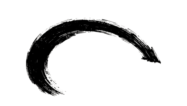 svart måla borsta stroke isolerat på transparent bakgrund, skapande en dynamisk och konstnärlig effekt png