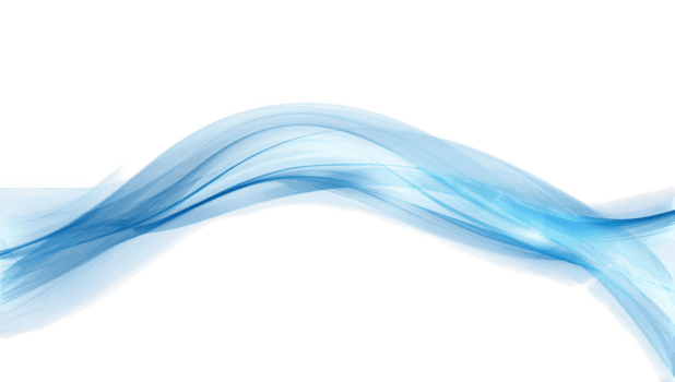 un' fluente blu onda su un' trasparente sfondo, isolato su trasparente sfondo, la creazione di un' senso di movimento png