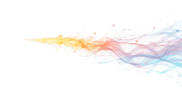 bunt Rauch Weg auf ein transparent Hintergrund, Erstellen ein beschwingt und dynamisch abstrakt Design Element png