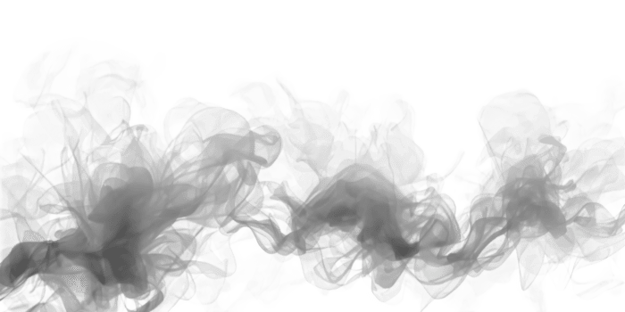 Ethereal smoke effect on a transparent background, creating a sense of mystery and depth isolated on transparent background png