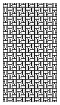 Geometric Maze Square Pattern Jali Design vector