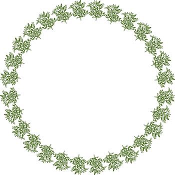 Spring frame template. Leaf elements decoration. border with empty space for your text vector