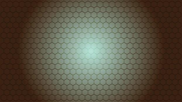 Honeycomb pattern background with light in the center modern design texture vector