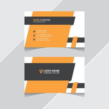 Unique Custom Business Card vector