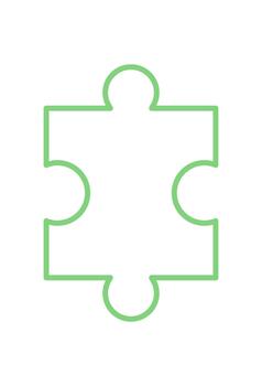 plano contorno de rompecabezas rompecabezas pedazo. minimalista silueta de rompecabezas pedazo con loseta y camino diseño. sencillo modelo para juguete conceptos, juego de mesa actividades, y creativo gráfico elementos en ocio vector