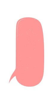 mano dibujado grunge hablar burbuja pegatina con único fluido rectángulo forma. esta habla mensaje combina texturizado comentario formar y juguetón fluido efecto, Perfecto para creativo pegatina y mensaje usar. vector